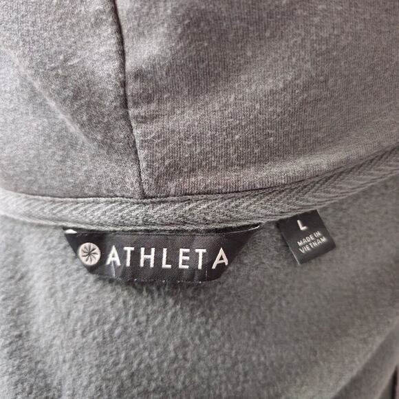 Athleta Sweater Gray Open Front - Picture 5 of 6